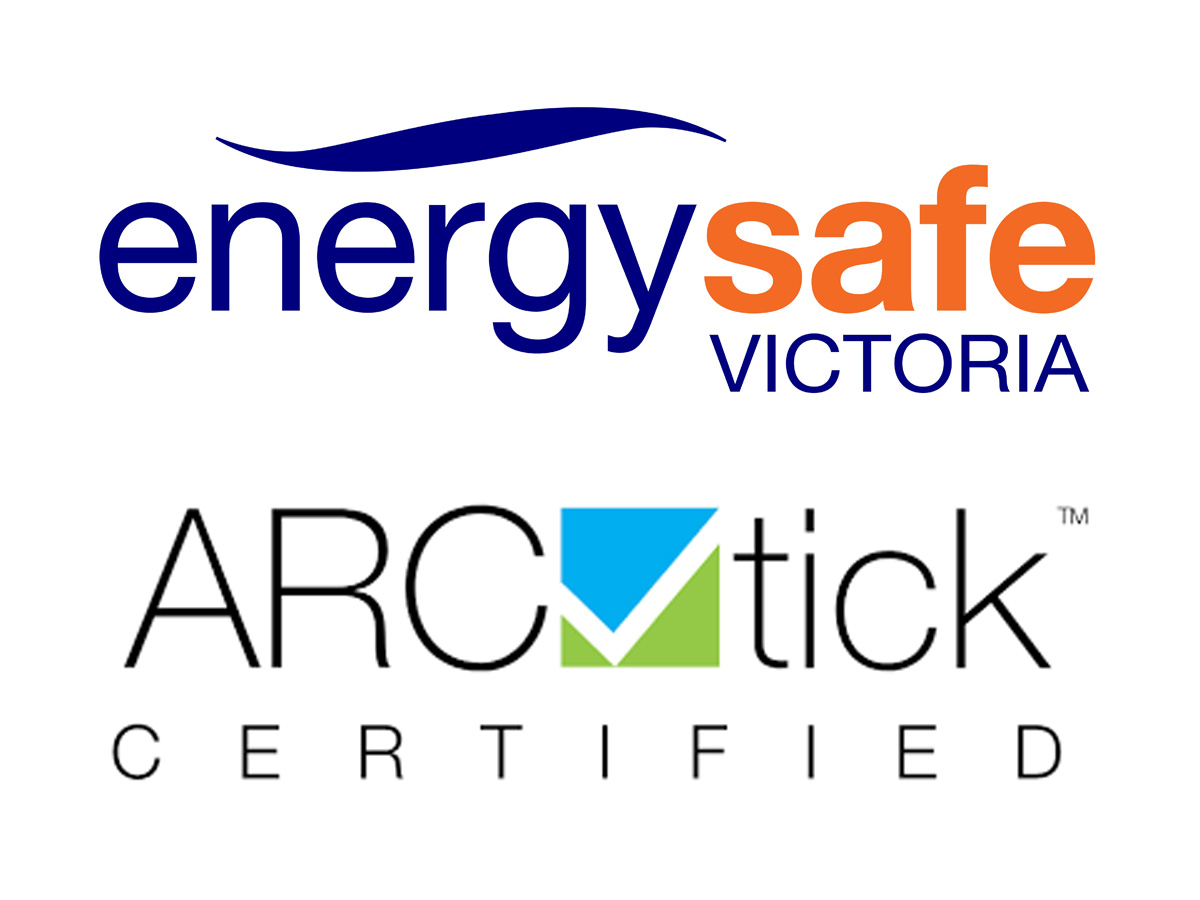 energy safe arc tick logos
