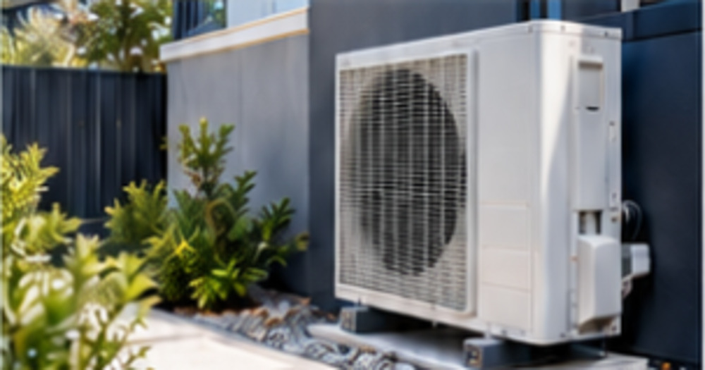 Modern outdoor air conditioning unit